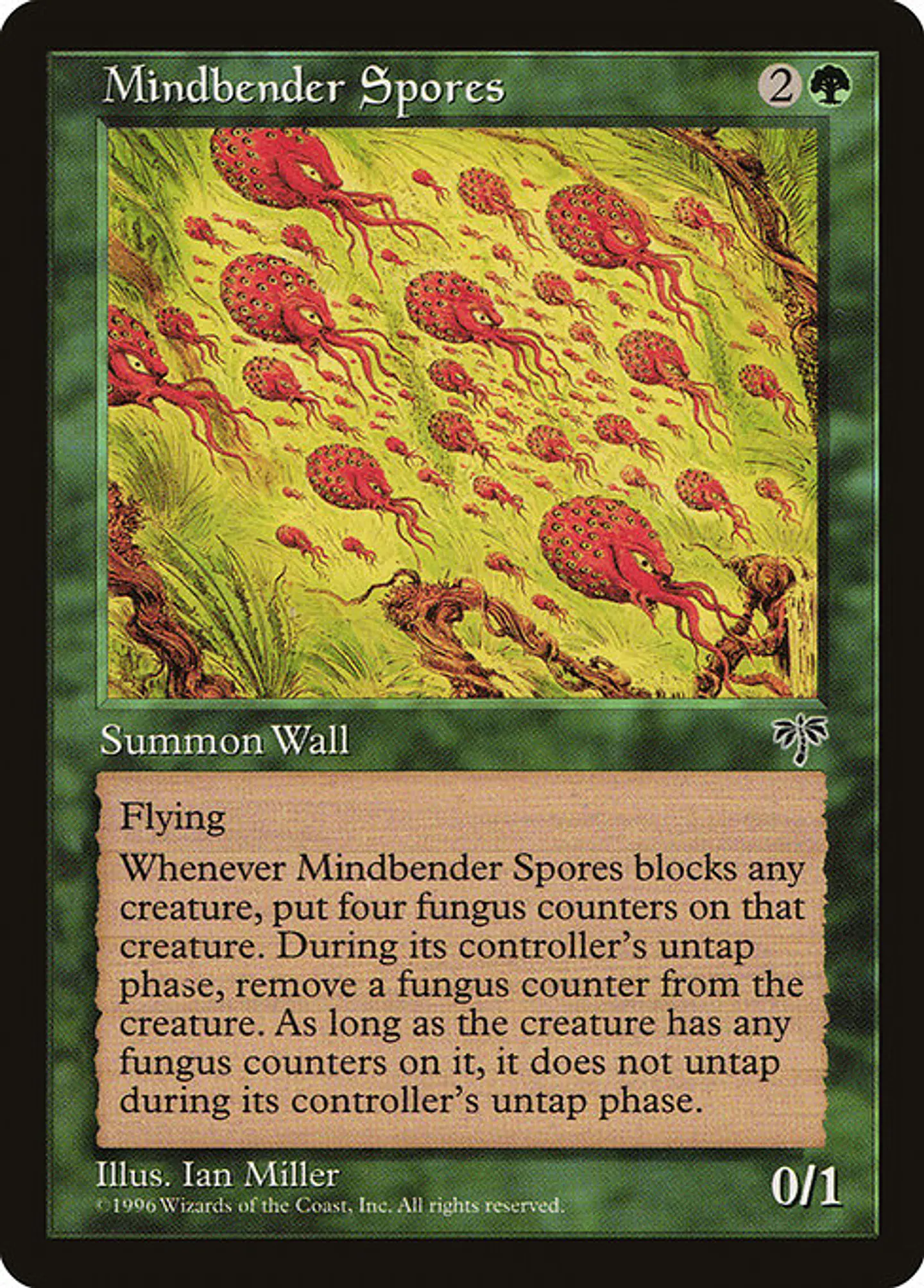 Carta Magic - Mindbender Spores - Idioma: Ingles - Edicion: Mirage 1