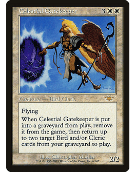 Carta Magic - Celestial Gatekeeper - Idioma: Español - Edicion: Legions