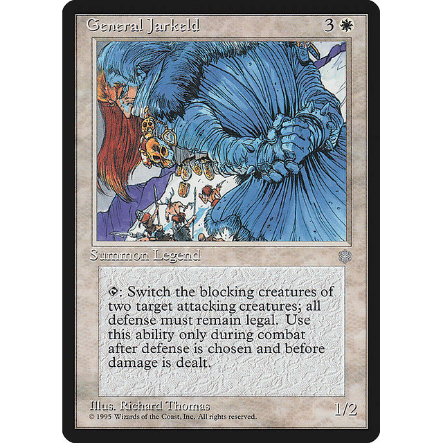 Carta Magic - General Jarkeld - Idioma: Ingles - Edicion: Ice Age