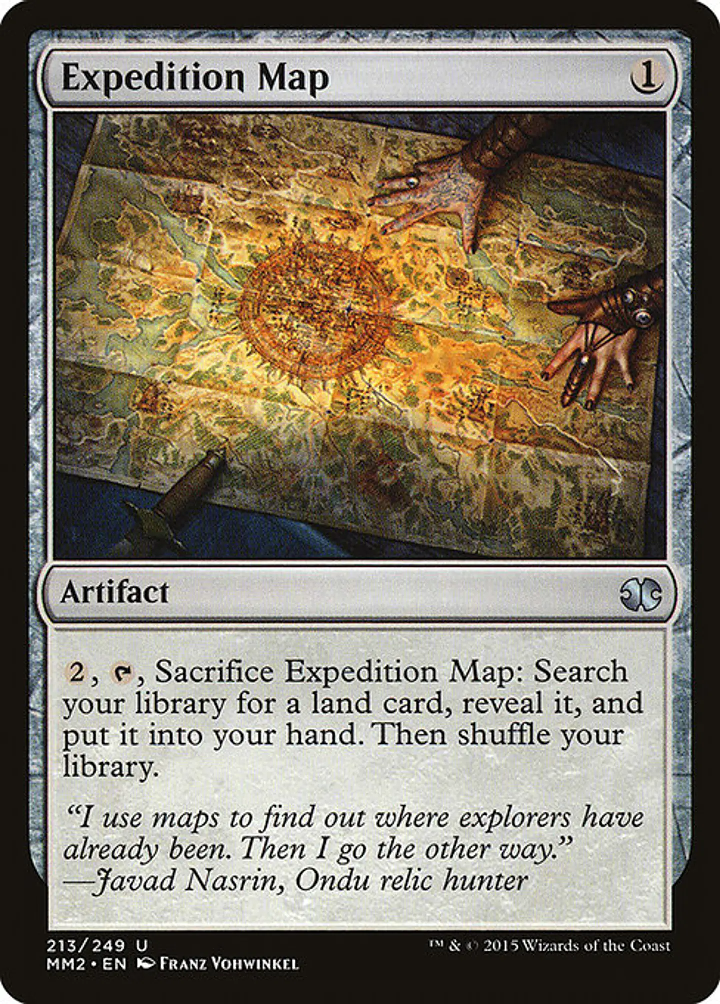 Carta Magic - Expedition Map - Idioma: Ingles - Edicion: Modern Masters 2015 1