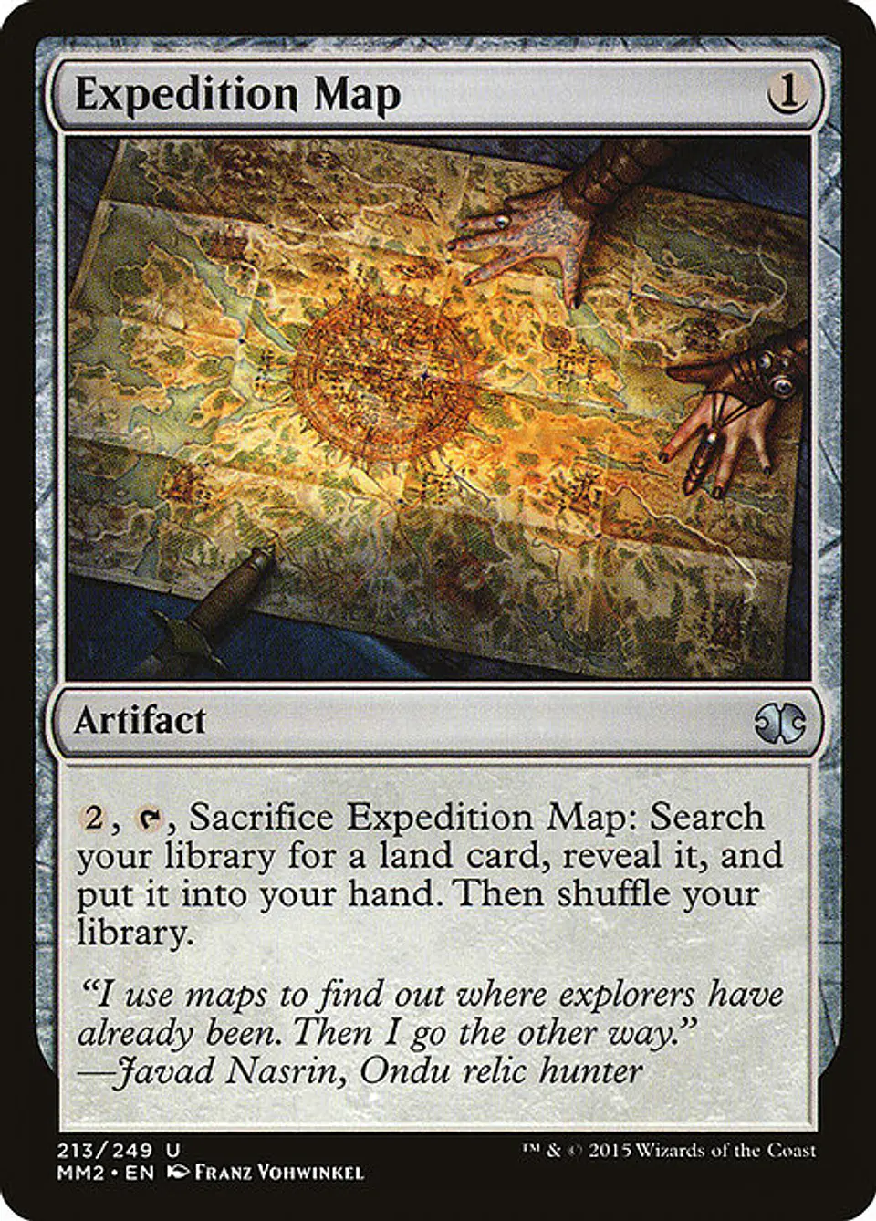 Carta Magic - Expedition Map - Idioma: Ingles - Edicion: Modern Masters 2015 1