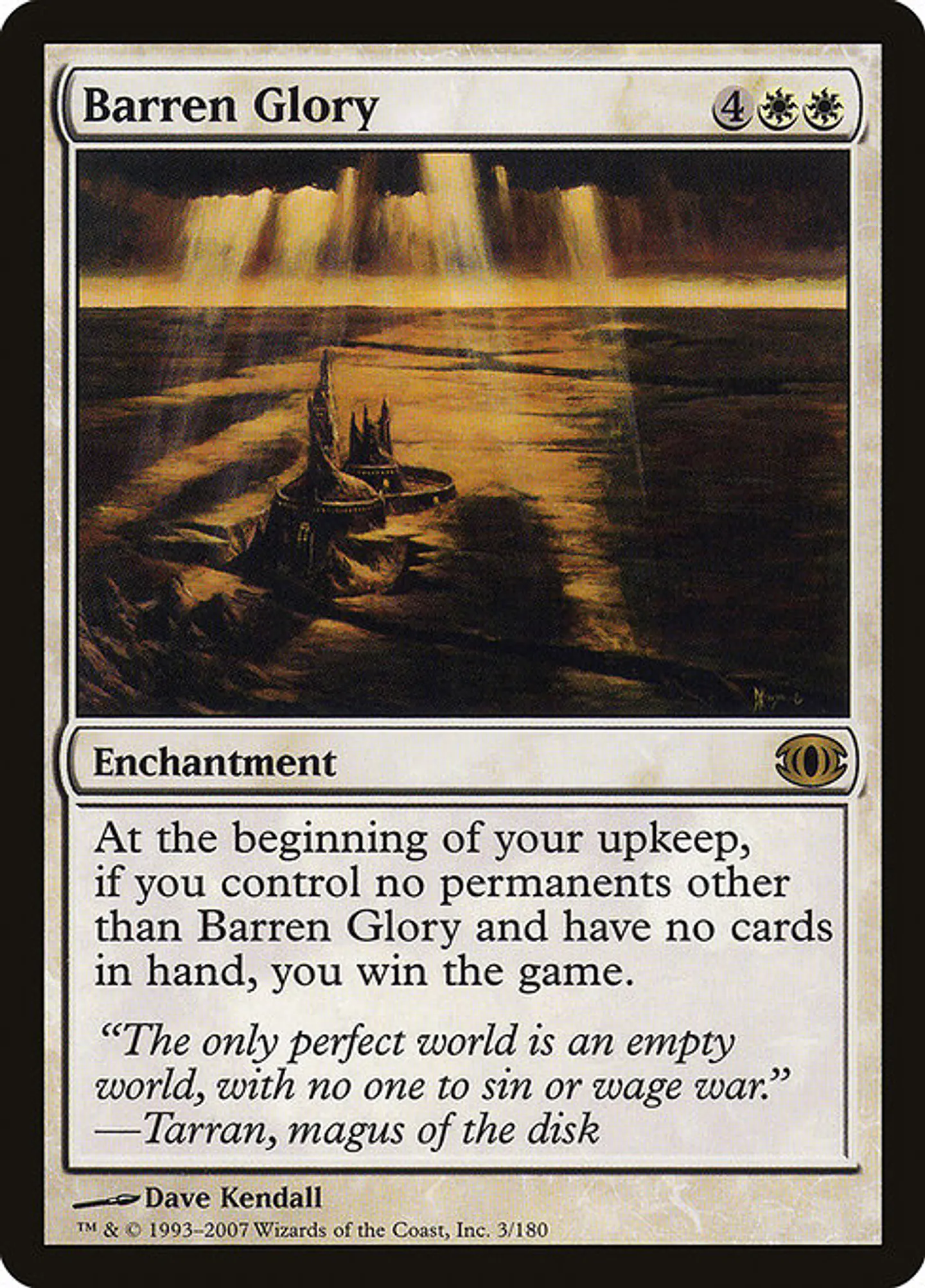 Carta Magic - Barren Glory - Idioma: Ingles - Edicion: Future Sight 1