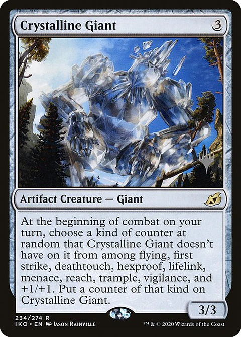 Carta Magic - FOIL Crystalline Giant - Idioma: Español - Edicion: Ikoria: Lair of Behemoths Promos