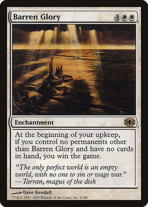Carta Magic - Barren Glory - Idioma: Ingles - Edicion: Future Sight
