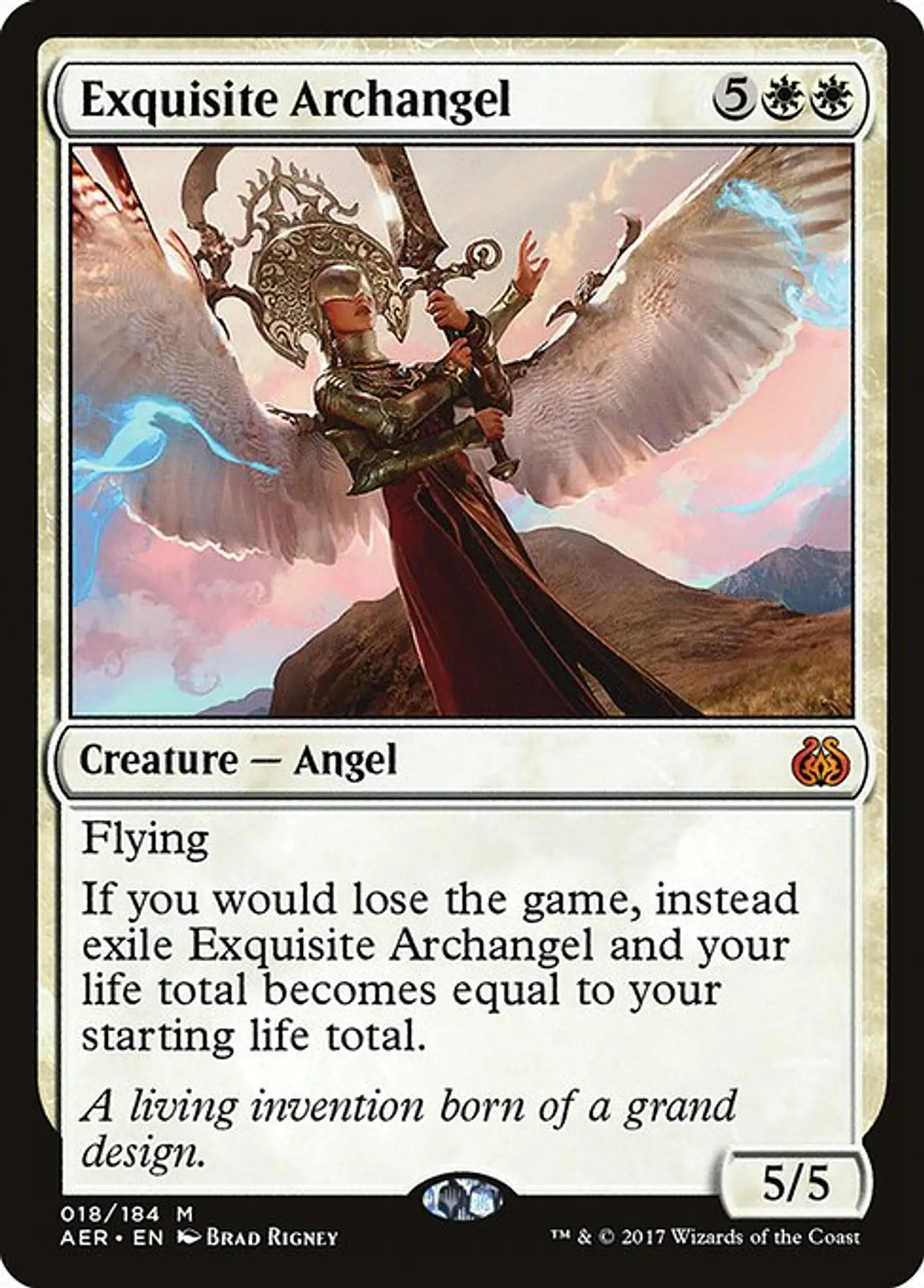 Carta Magic - Exquisite Archangel - Idioma: Español - Edicion: Aether Revolt 1