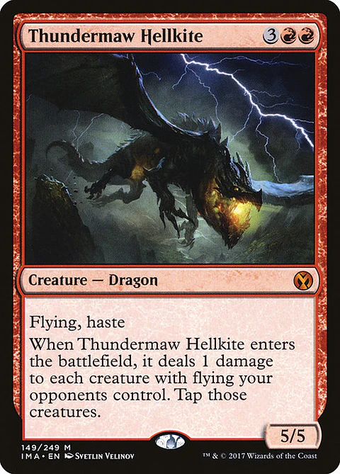 Carta Magic - Thundermaw Hellkite - Idioma: Ingles - Edicion: Iconic Masters