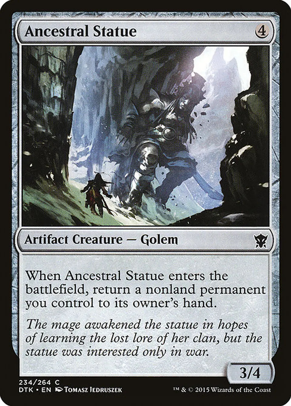Carta Magic - FOIL Ancestral Statue - Idioma: Español - Edicion: Dragons of Tarkir 1