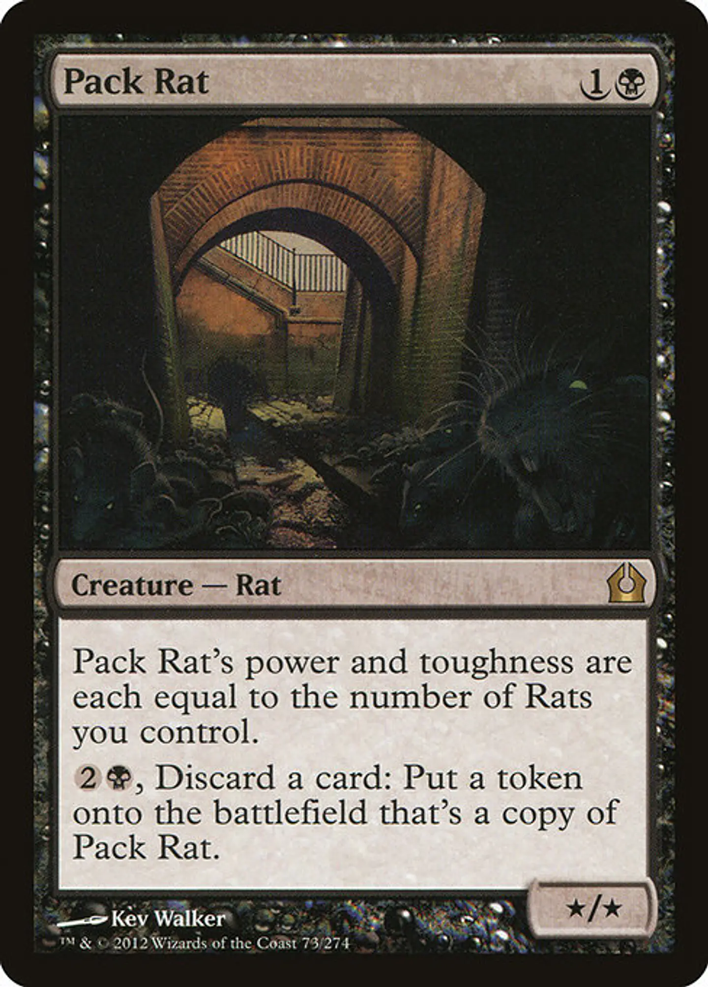 Carta Magic - Pack Rat - Idioma: Ingles - Edicion: Return to Ravnica 1