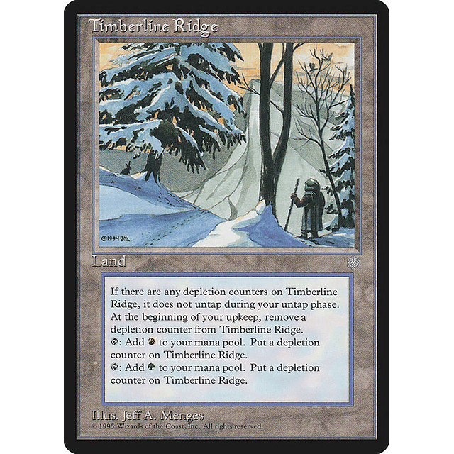 Carta Magic - Timberline Ridge - Idioma: Ingles - Edicion: Ice Age