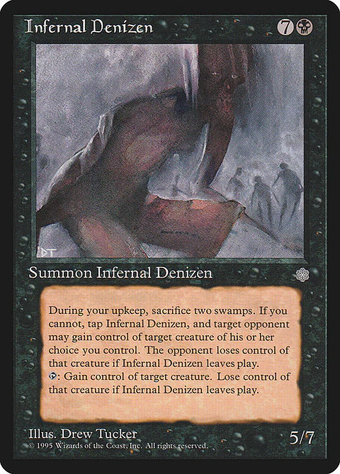 Carta Magic - Infernal Denizen - Idioma: Ingles - Edicion: Ice Age