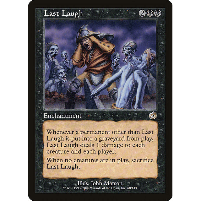 Carta Magic - Last Laugh - Idioma: Español - Edicion: Torment