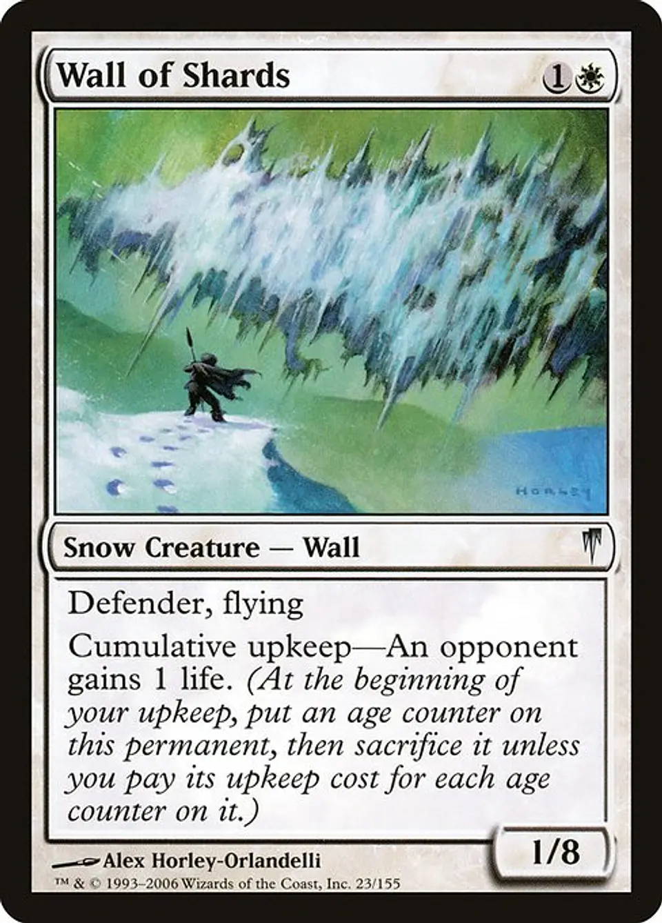 Carta Magic - Wall of Shards - Idioma: Español - Edicion: Coldsnap 1