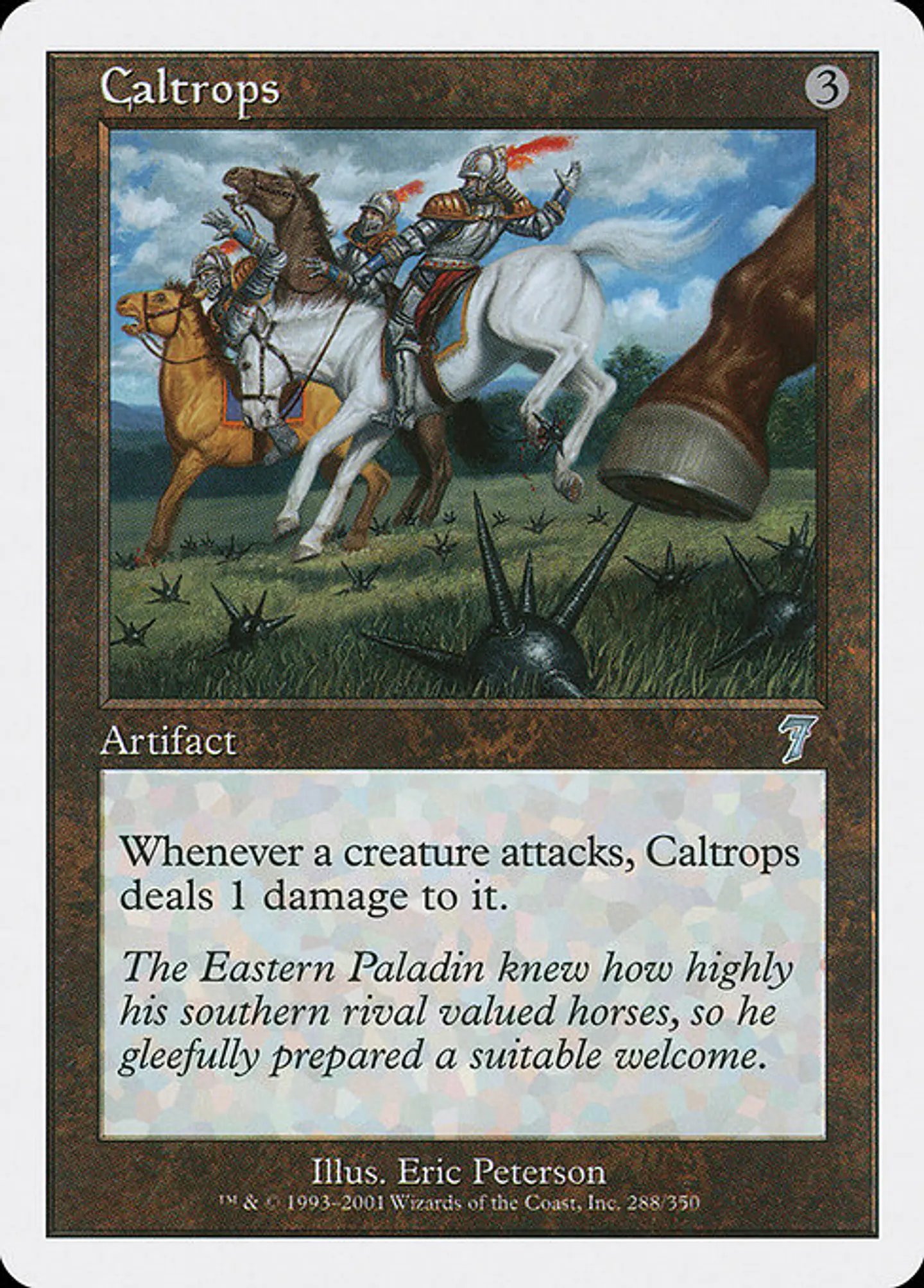 Carta Magic - Caltrops - Idioma: Ingles - Edicion: Seventh Edition 1