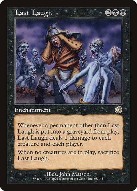 Carta Magic - Last Laugh - Idioma: Ingles - Edicion: Torment