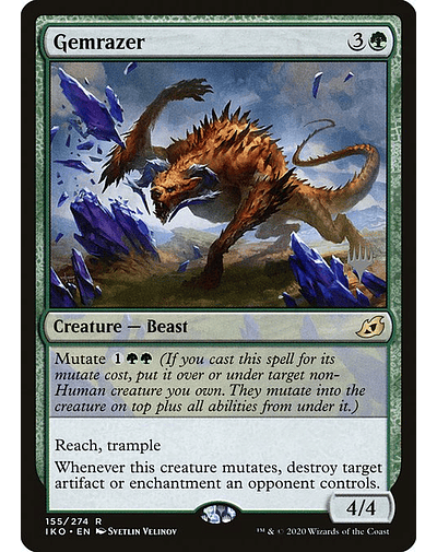 Carta Magic - FOIL Gemrazer - Idioma: Español - Edicion: Ikoria: Lair of Behemoths Promos