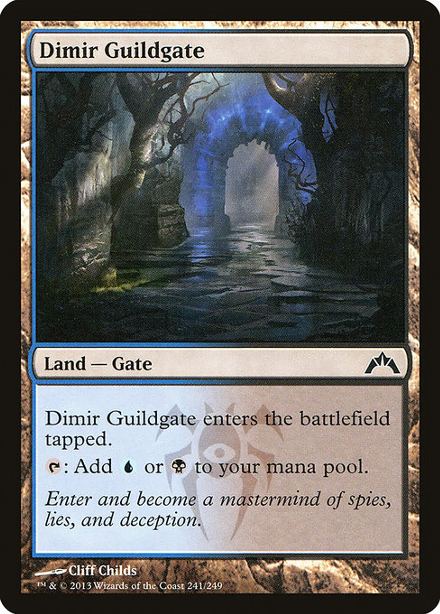 Carta Magic - FOIL Dimir Guildgate - Idioma: Ingles - Edicion: Gatecrash 1