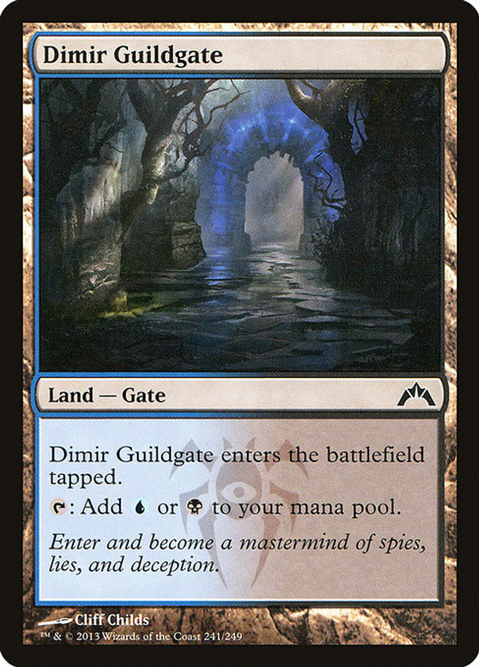 Carta Magic - FOIL Dimir Guildgate - Idioma: Ingles - Edicion: Gatecrash 1