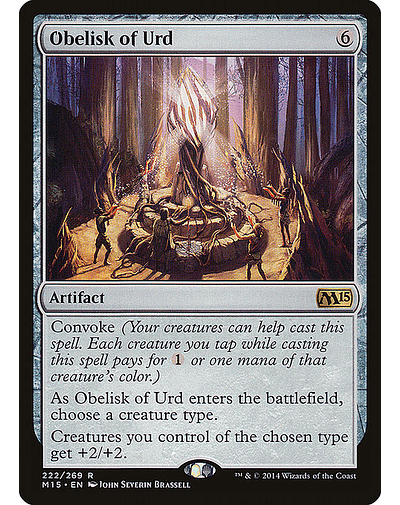 Carta Magic - Obelisk of Urd - Idioma: Español - Edicion: Magic 2015