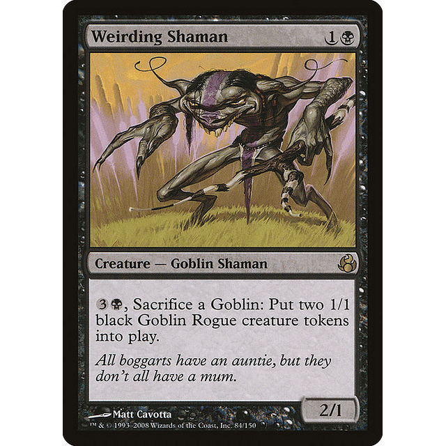 Carta Magic - FOIL Weirding Shaman - Idioma: Ingles - Edicion: Morningtide