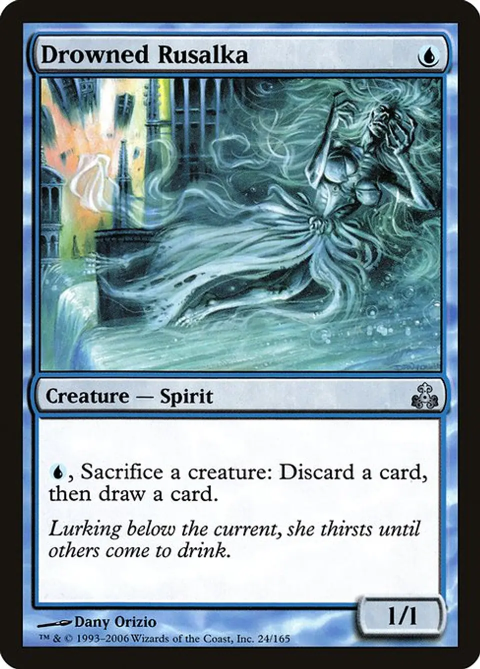 Carta Magic - FOIL Drowned Rusalka - Idioma: Ingles - Edicion: Guildpact 1