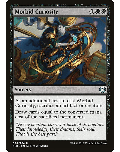 Carta Magic - FOIL Morbid Curiosity - Idioma: Ingles - Edicion: Kaladesh