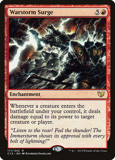 Carta Magic - Warstorm Surge - Idioma: Ingles - Edicion: Commander 2015