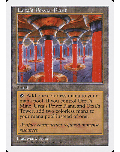 Carta Magic - Urza's Power Plant - Idioma: Español - Edicion: Fifth Edition