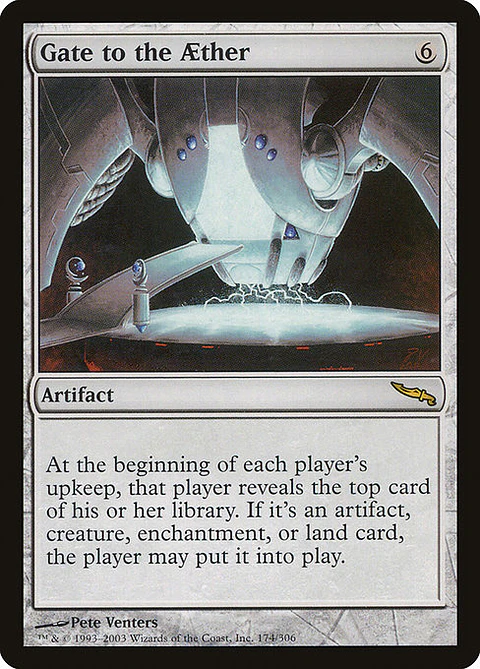 Carta Magic - Gate to the Aether - Idioma: Ingles - Edicion: Mirrodin