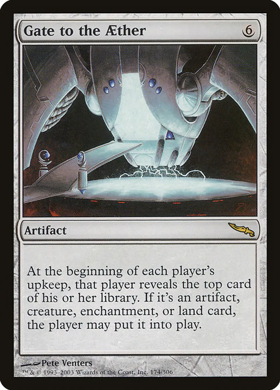 Carta Magic - Gate to the Aether - Idioma: Ingles - Edicion: Mirrodin 1