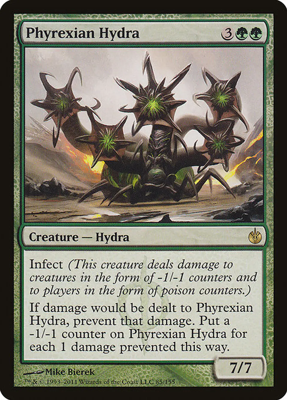 Carta Magic - Phyrexian Hydra - Idioma: Ingles - Edicion: Mirrodin Besieged 1