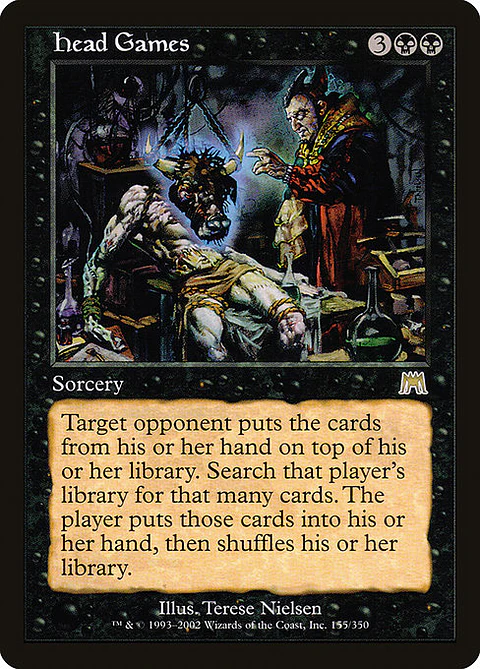 Carta Magic - Head Games - Idioma: Ingles - Edicion: Onslaught