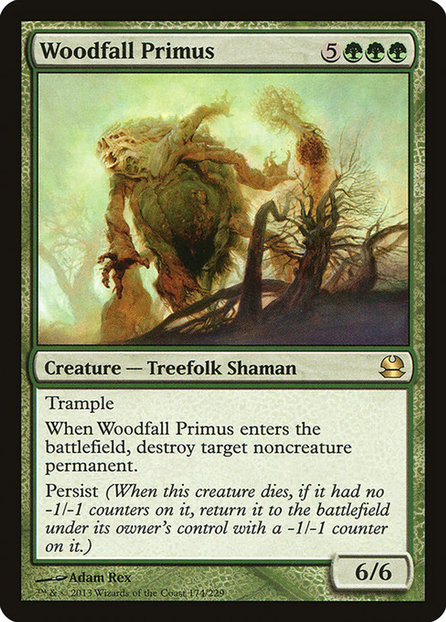 Carta Magic - Woodfall Primus - Idioma: Ingles - Edicion: Modern Masters 1