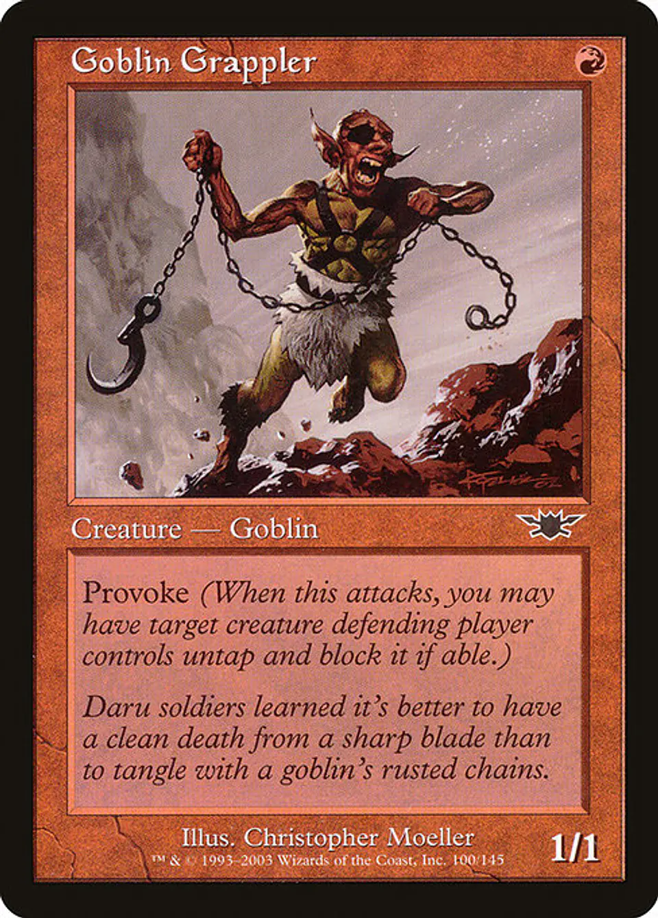 Carta Magic - FOIL Goblin Grappler - Idioma: Ingles - Edicion: Legions 1
