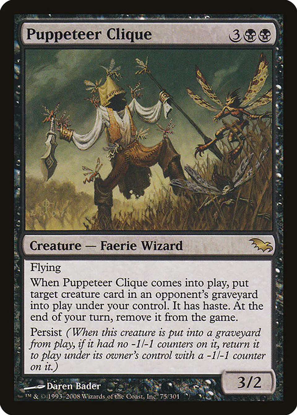 Carta Magic - Puppeteer Clique - Idioma: Español - Edicion: Shadowmoor 1