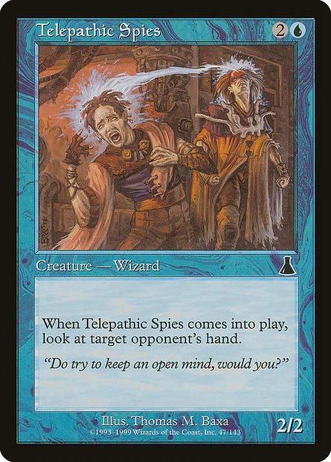 Carta Magic - FOIL Telepathic Spies - Idioma: Ingles - Edicion: Urza's Destiny