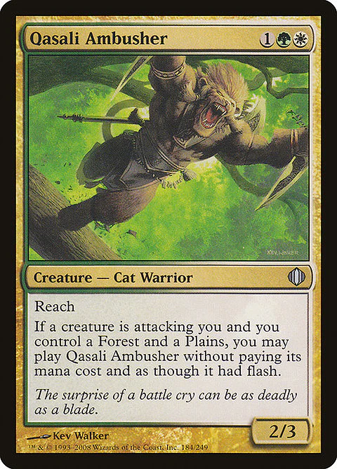 Carta Magic - Qasali Ambusher - Idioma: Ingles - Edicion: Shards of Alara