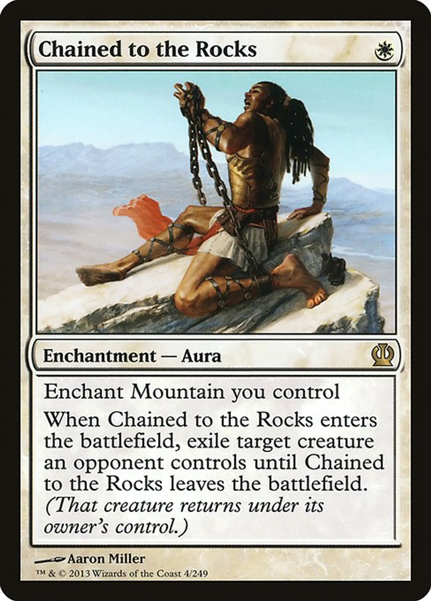 Carta Magic - Chained to the Rocks - Idioma: Español - Edicion: Theros 1