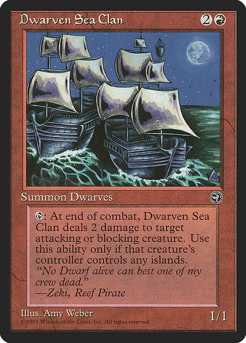 Carta Magic - Dwarven Sea Clan - Idioma: Ingles - Edicion: Homelands