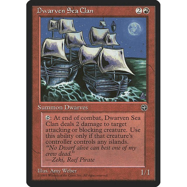 Carta Magic - Dwarven Sea Clan - Idioma: Ingles - Edicion: Homelands