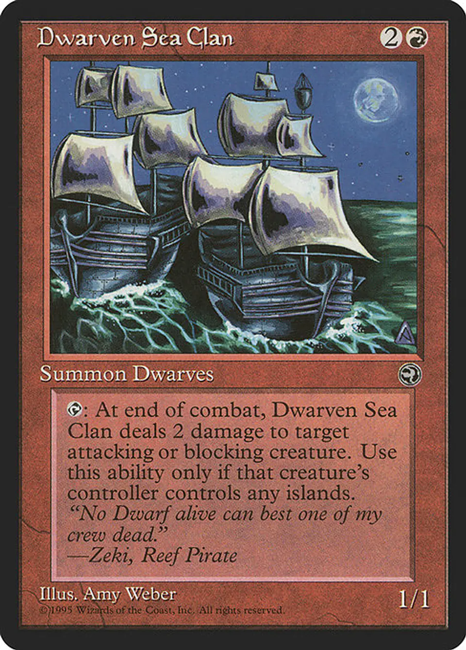 Carta Magic - Dwarven Sea Clan - Idioma: Ingles - Edicion: Homelands 1