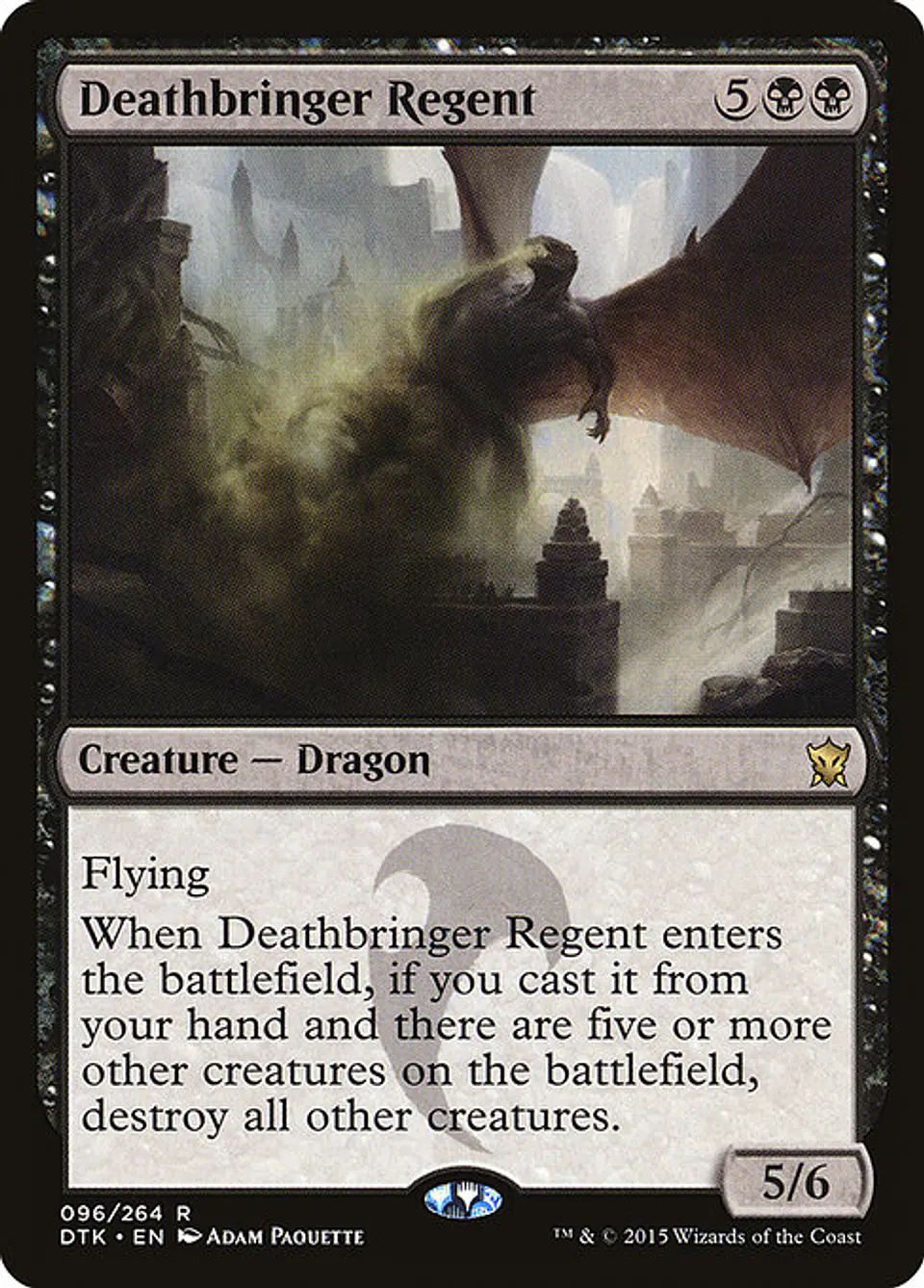 Carta Magic - FOIL Deathbringer Regent - Idioma: Español - Edicion: Dragons of Tarkir 1