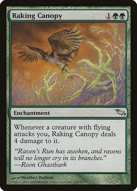 Carta Magic - FOIL Raking Canopy - Idioma: Español - Edicion: Shadowmoor