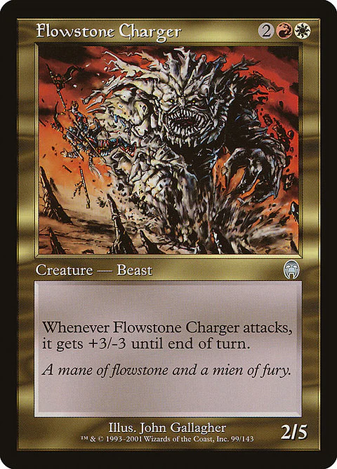 Carta Magic - FOIL Flowstone Charger - Idioma: Ingles - Edicion: Apocalypse