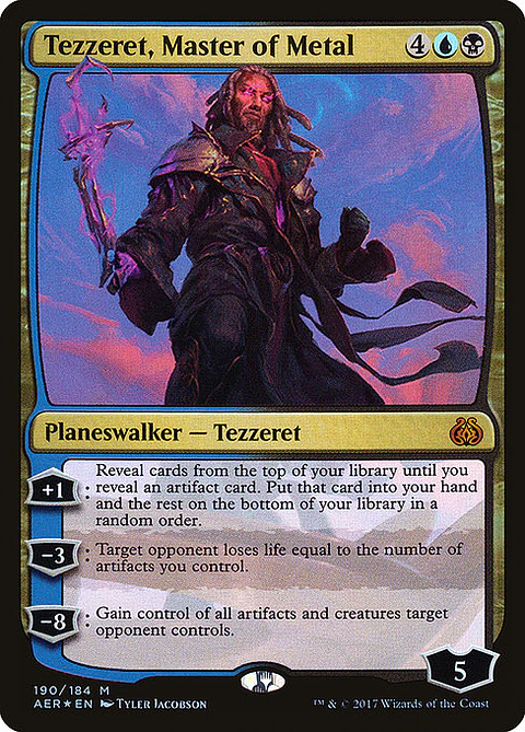 Carta Magic - FOIL Tezzeret, Master of Metal - Idioma: Ingles - Edicion: Aether Revolt
