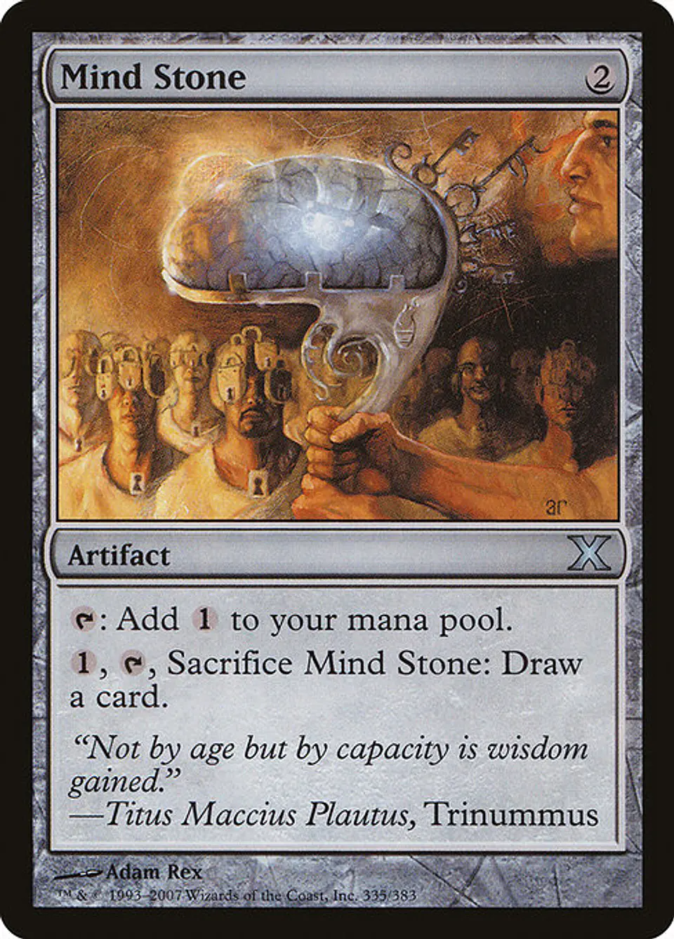 Carta Magic - Mind Stone - Idioma: Ingles - Edicion: Tenth Edition 1