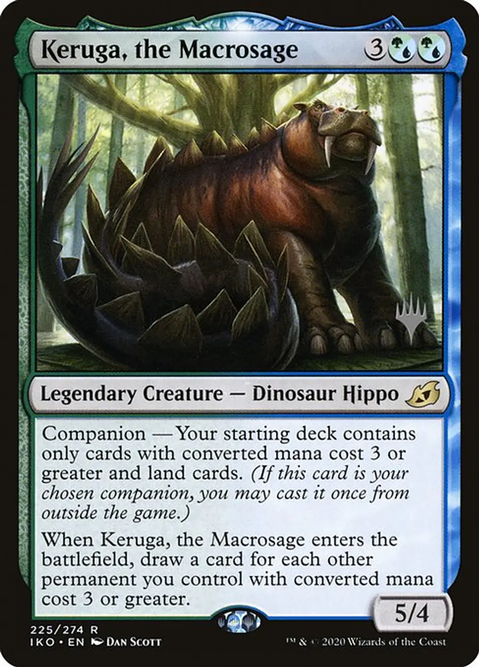 Carta Magic - FOIL Keruga, the Macrosage - Idioma: Español - Edicion: Ikoria: Lair of Behemoths Promos 1