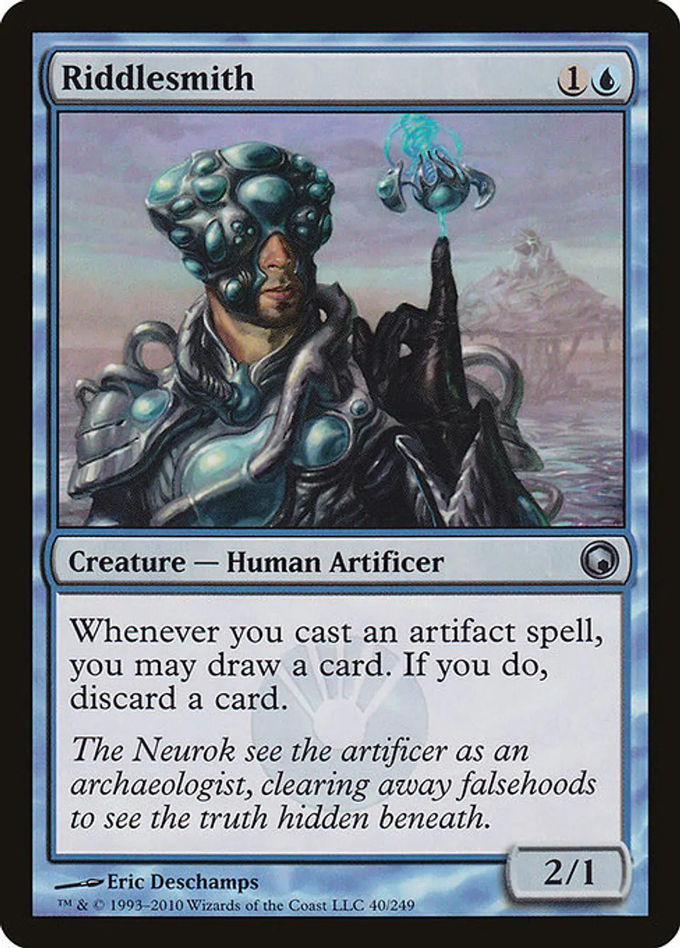 Carta Magic - FOIL Riddlesmith - Idioma: Ingles - Edicion: Scars of Mirrodin 1