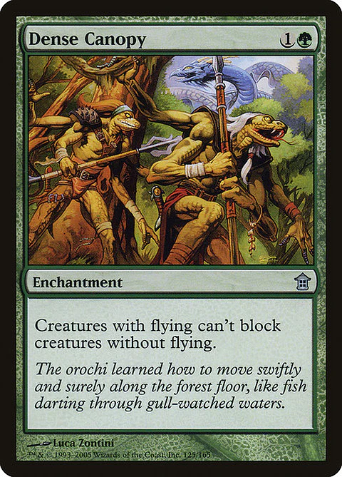 Carta Magic - FOIL Dense Canopy - Idioma: Ingles - Edicion: Saviors of Kamigawa