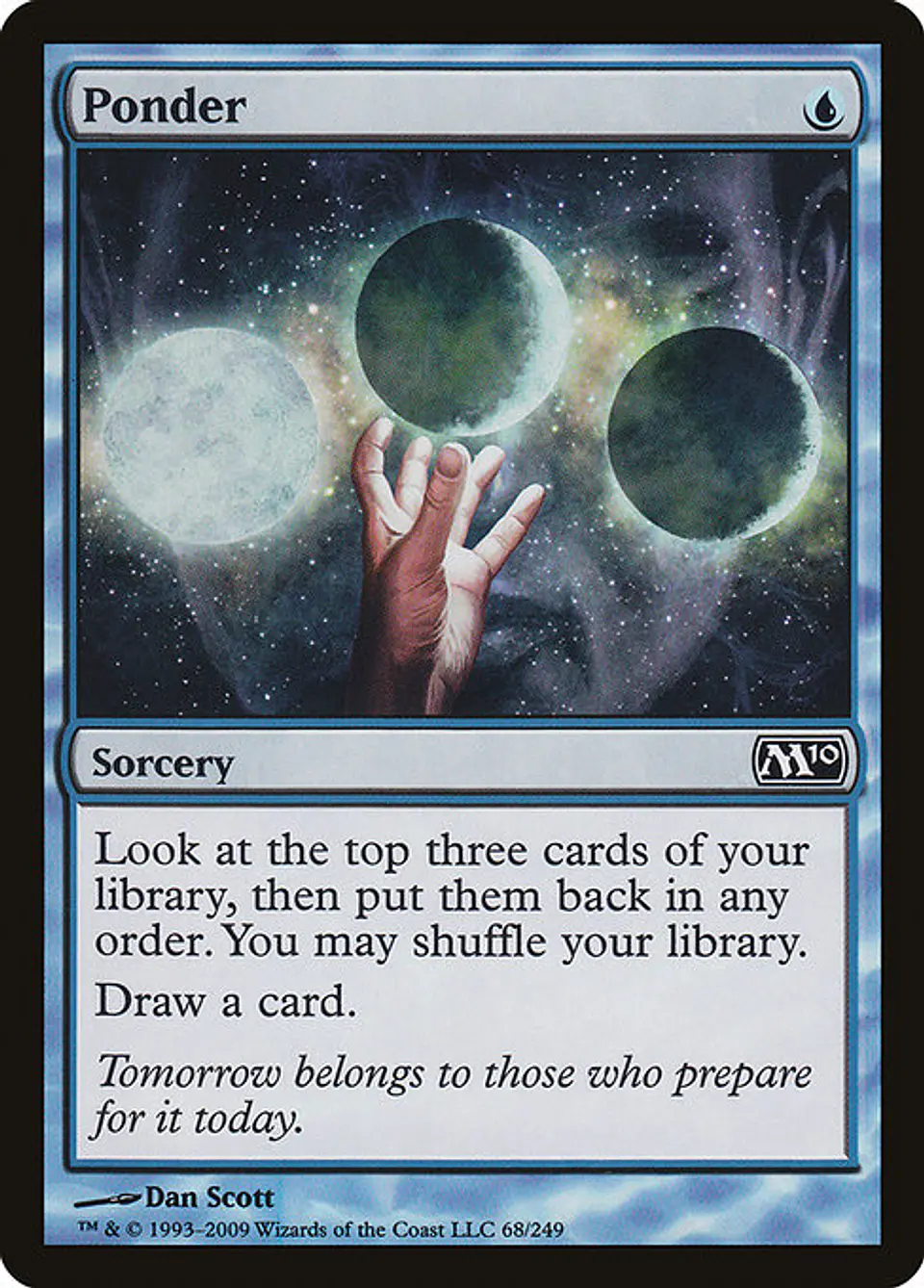 Carta Magic - Ponder - Idioma: Español - Edicion: Magic 2010 1