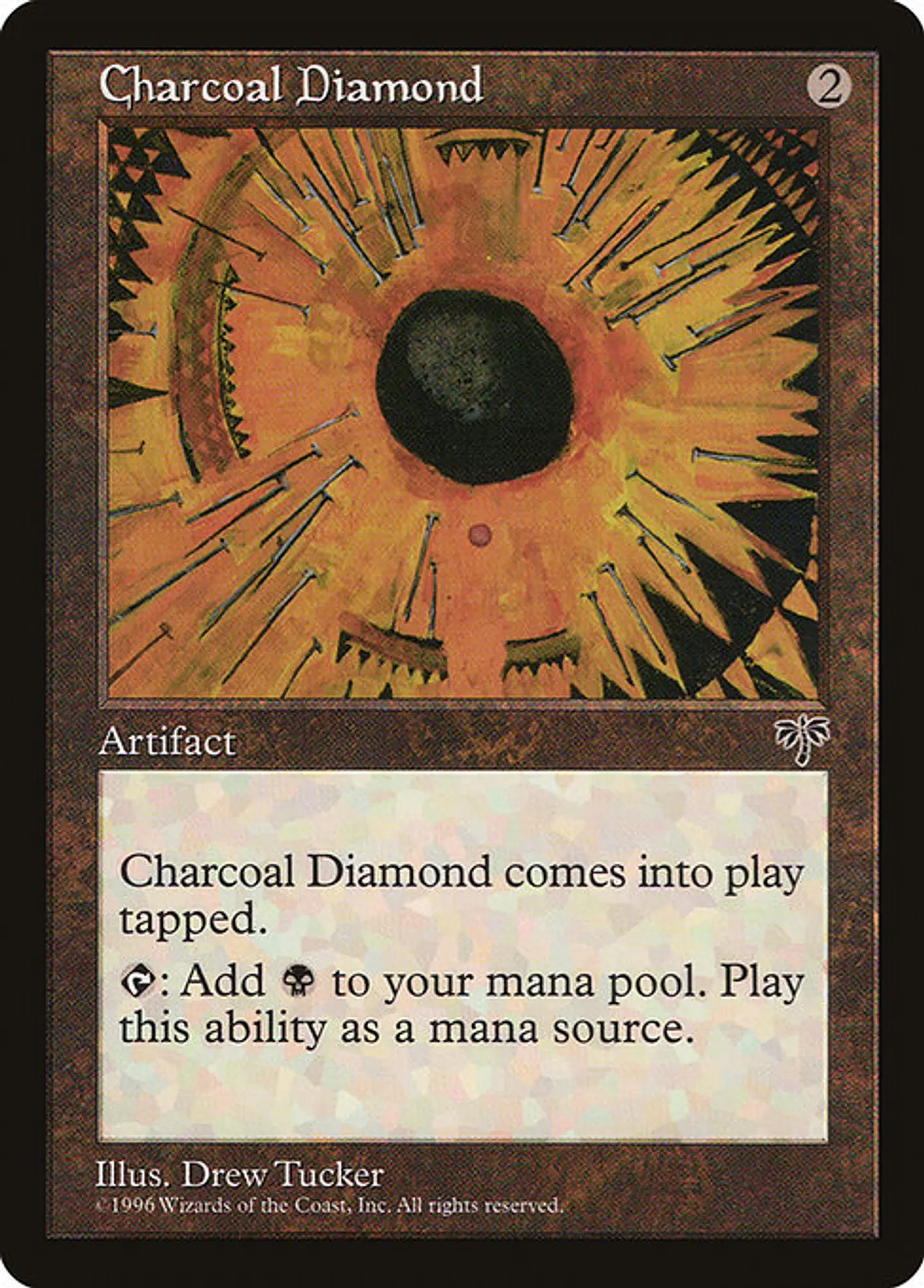 Carta Magic - Charcoal Diamond - Idioma: Ingles - Edicion: Mirage 1